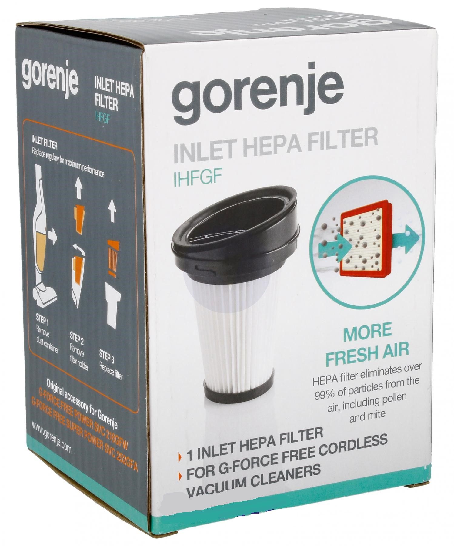 Gorenje SVC252GFA, SVC252GFR Porszívó szűrő IHFGF / 735551