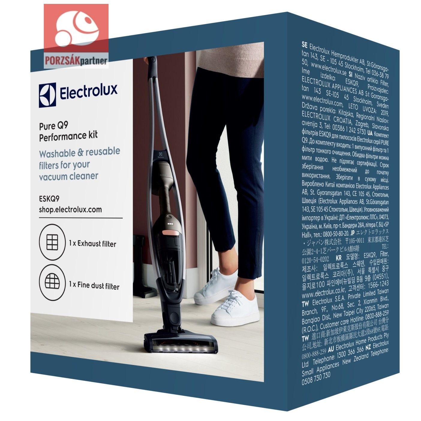 ELECTROLUX PURE Q9  ESKQ9 SZŰRŐKÉSZLET 9009230898