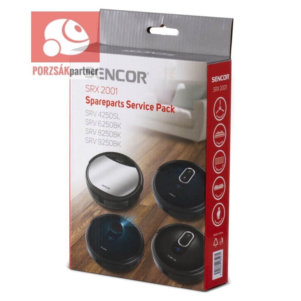 SENCOR SRX 2001 Pótalkatrész / Szervizcsomag SRV 4250SL / 6250BK / 8250BK / 9250BK robotporszívóhoz Gyári