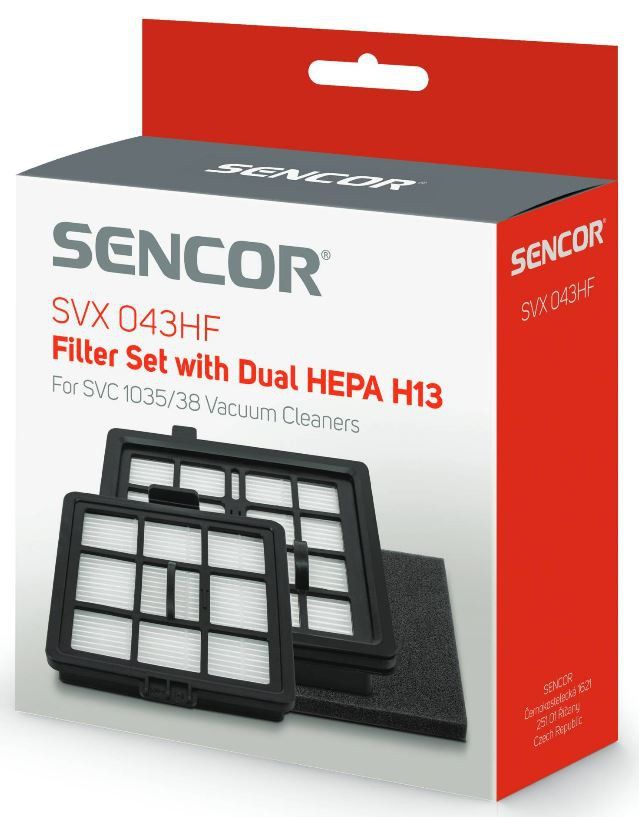 SENCOR SVX043HF / SVC 1035/1038 PORSZÍVÓ HEPA FILTER/SZŰRŐ KÉSZLET PORSZÍVÓHOZ GYÁRI
