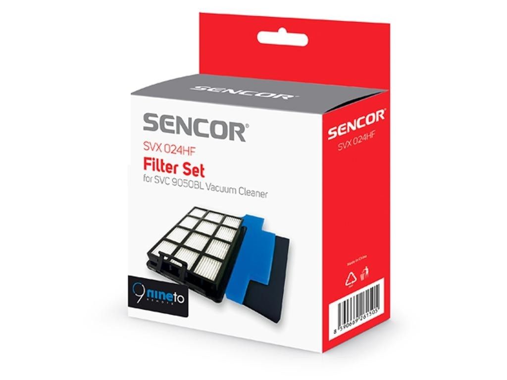 Sencor SVX024HF / SVC 9050BL Porszívó Hepa Filter/Szűrő készlet Porzsívóhoz Gyári H13 MOSHATÓ