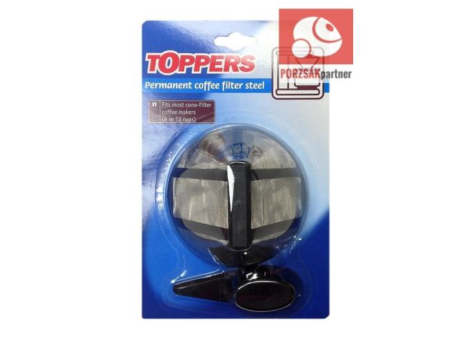 TOPPERS Tartós kávéfilter inox