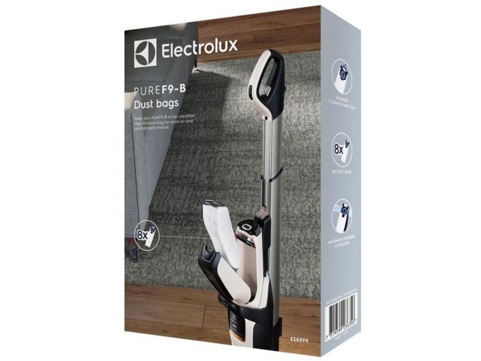 ESKPF9 Electrolux Pure F9-B Allergy Plus Gyári Mikroszálas Porzsák (8db/Csomag) | 9009230963